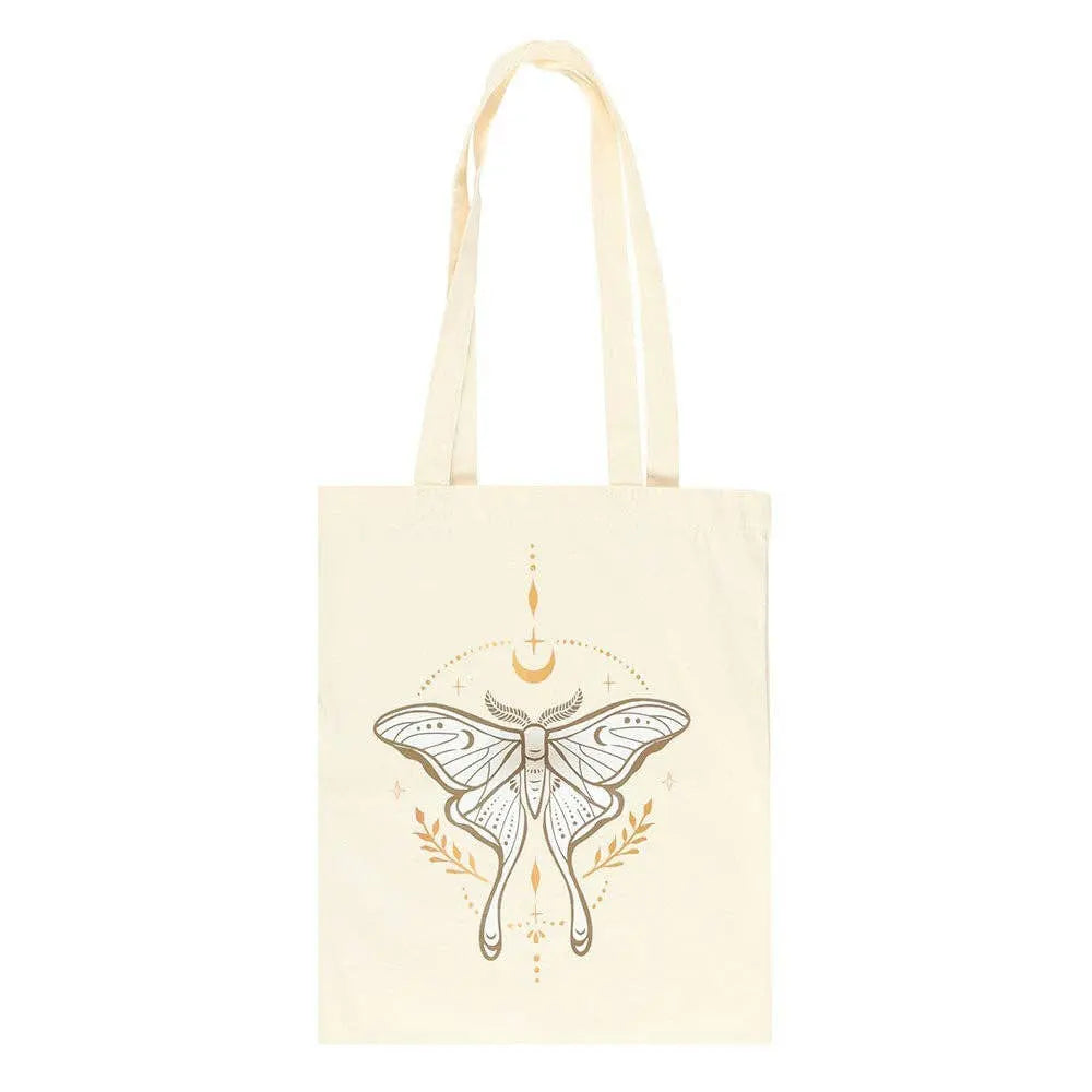 Light Luna Moth Tote Bag