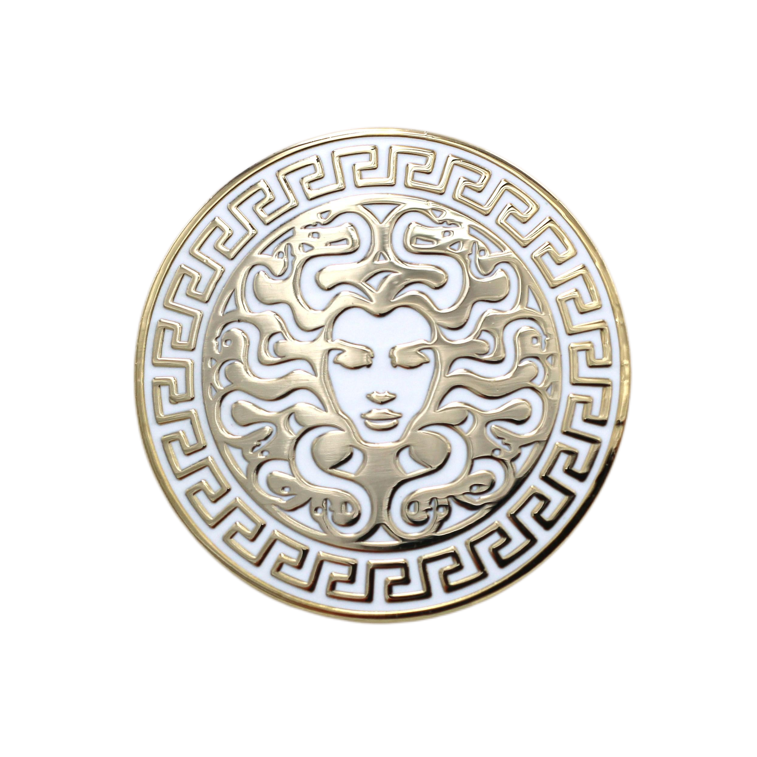 Medusa Enamel Pin - Greek Mythology Feminist Witch Lapel Pin