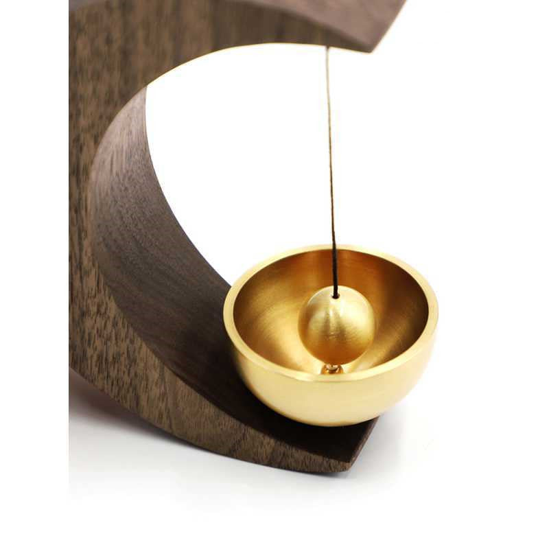 Japanese Suction Wind Chime Solid Wood and Reminder Bell