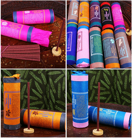 Tibetan Long Stick Incense – Multiple Scents (60-Minute Burn)