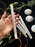 Selenite (Satin Spar) Wands, Towers, Dessert Roses, and Spheres