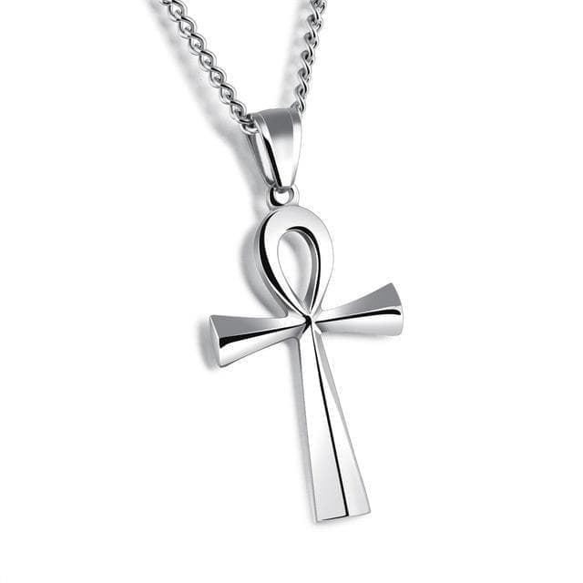 Ancient Egypt Life and Balance Stainless Steel Necklace