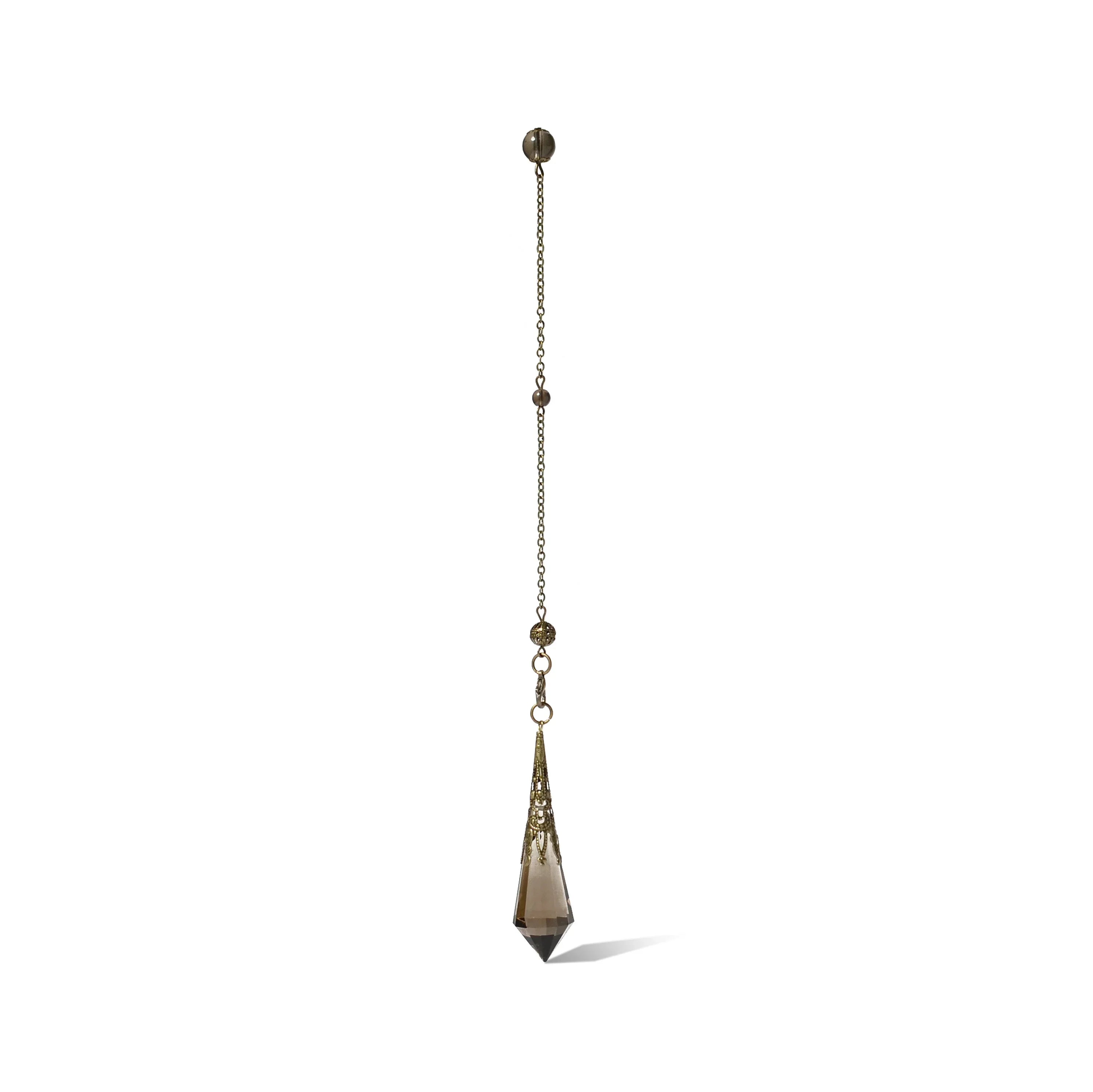 Natural Smoky Quartz Crystal Divination Pendulum